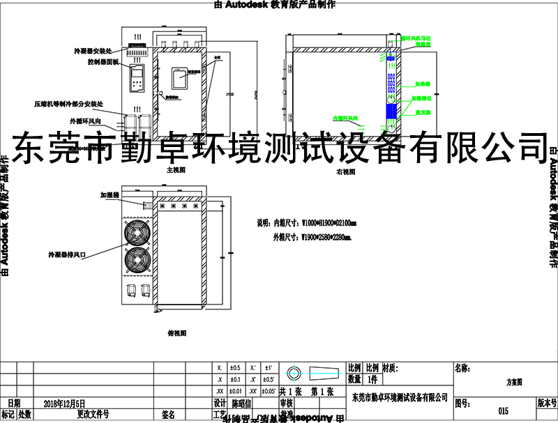 步入式高低温(湿热)试验室